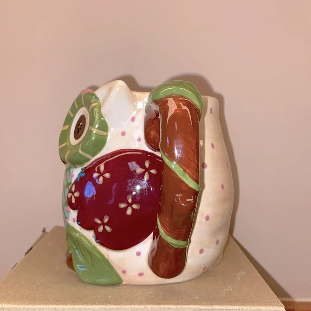 Pier 1 Olli the Owl Mug - Hand Painted 20oz
